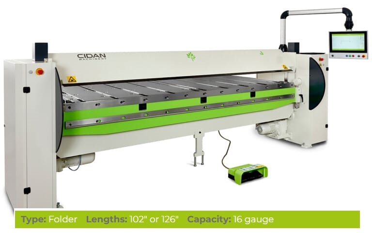 Cidan f plieuse à tôle numérique