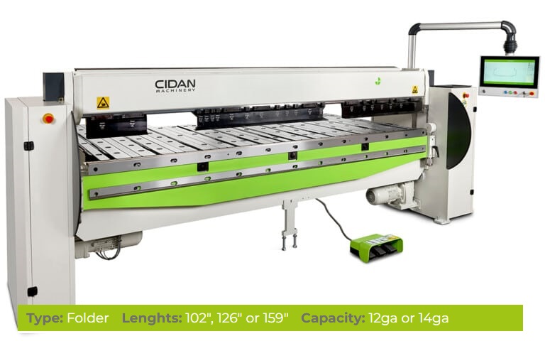 Cidan FX plieuse à tôle numérique